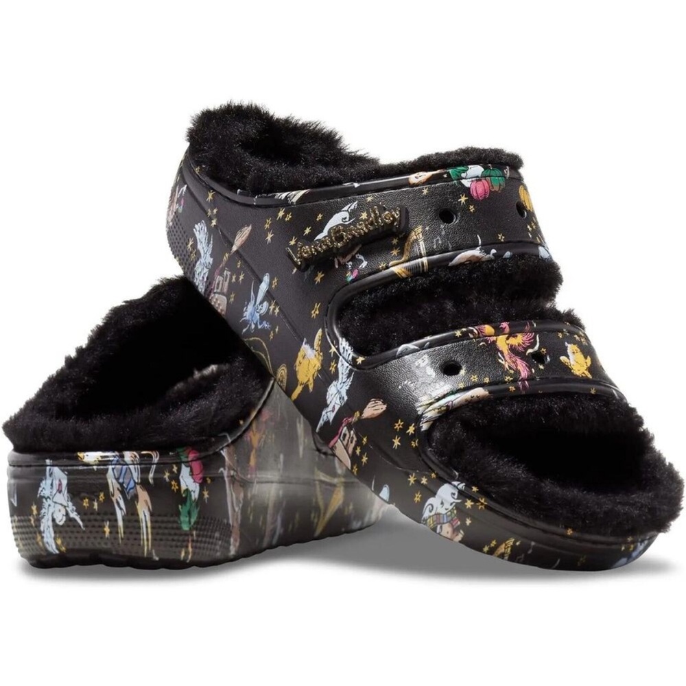 Vera Bradley CROCS Harry Potter Fuzzy Sandals